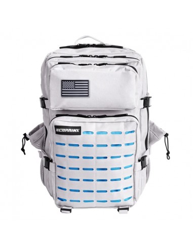 Mochila Táctica V2 45L Blanco y Azul
