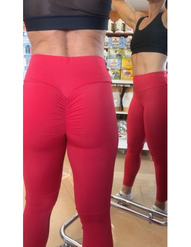 legging fruncido liso