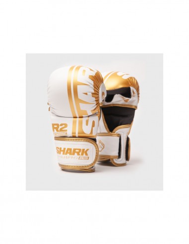 Guantilla MMA R2 Blanca/Oro SHARK