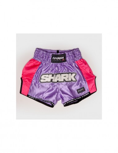 Short Muay Thai Rainbow Lila