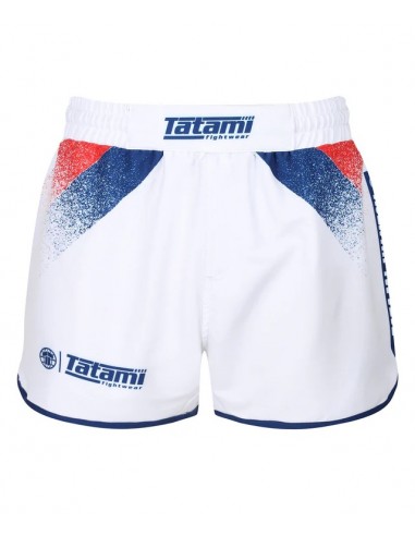 Shorts TATAMI abstractos - Blanco y...
