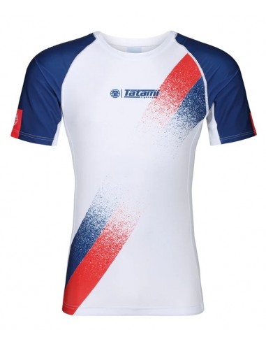 RASHGUARD TATAMI abstracta - Blanco y...