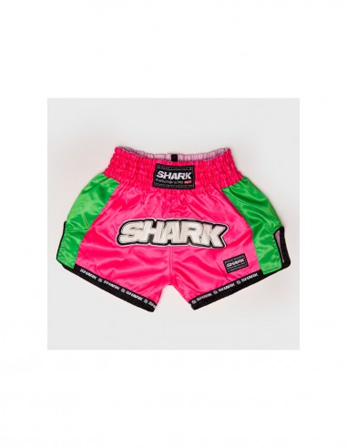 Short Muay Thai Rainbow Magenta SHARK